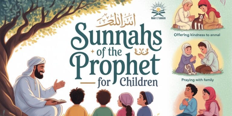 Sunnahs of the Prophet ﷺ for Children